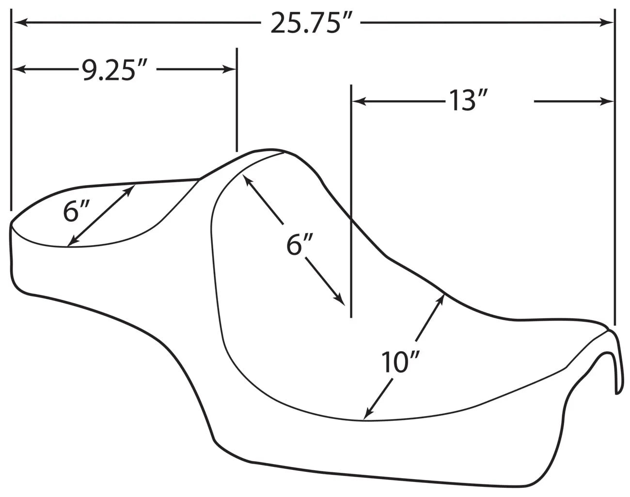 Drag Specialties Predator III Sitz