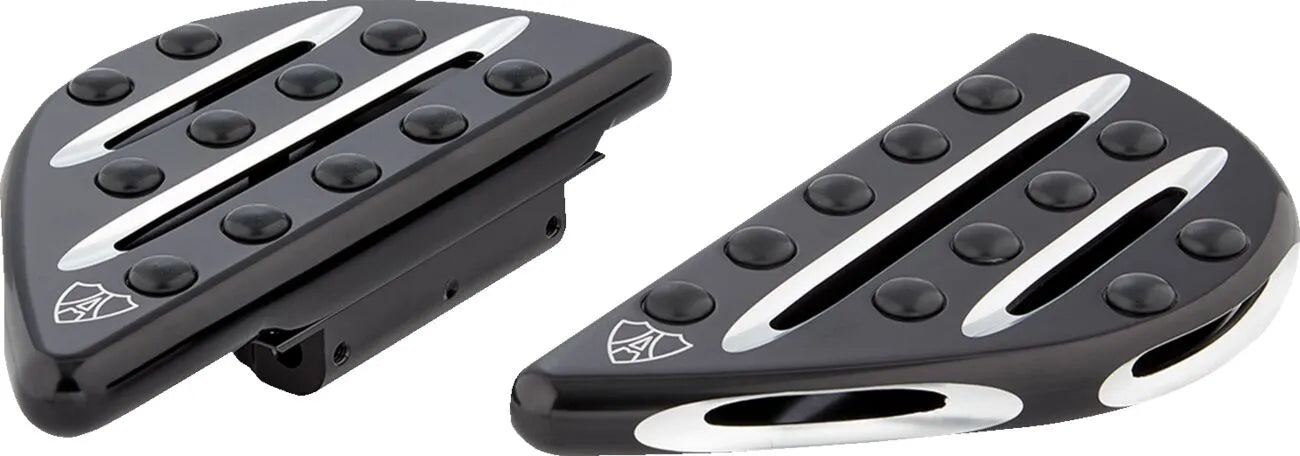 Arlen Ness Deep Cut Dielen – Schwarz eloxiert