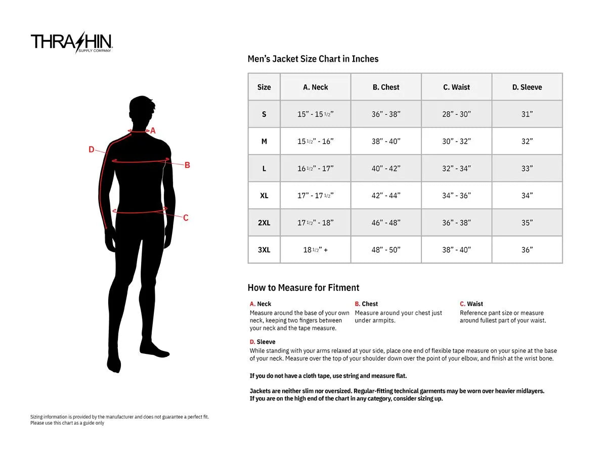 Thrashin Supply Co. Mission Wasserdichte Regenjacke - Schwarz/Grau