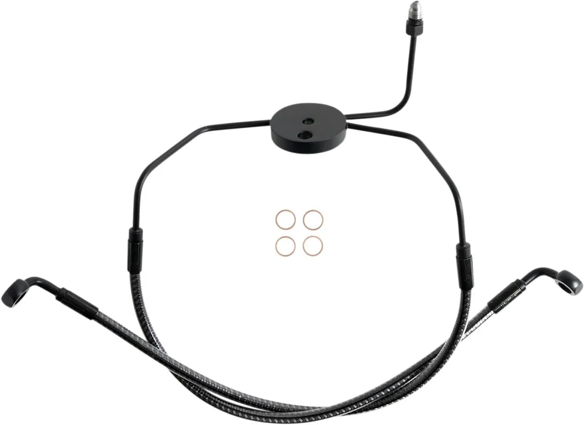 Magnum Shielding Karbonfaser-Bremsleitung unten - Doppelscheibenbremse