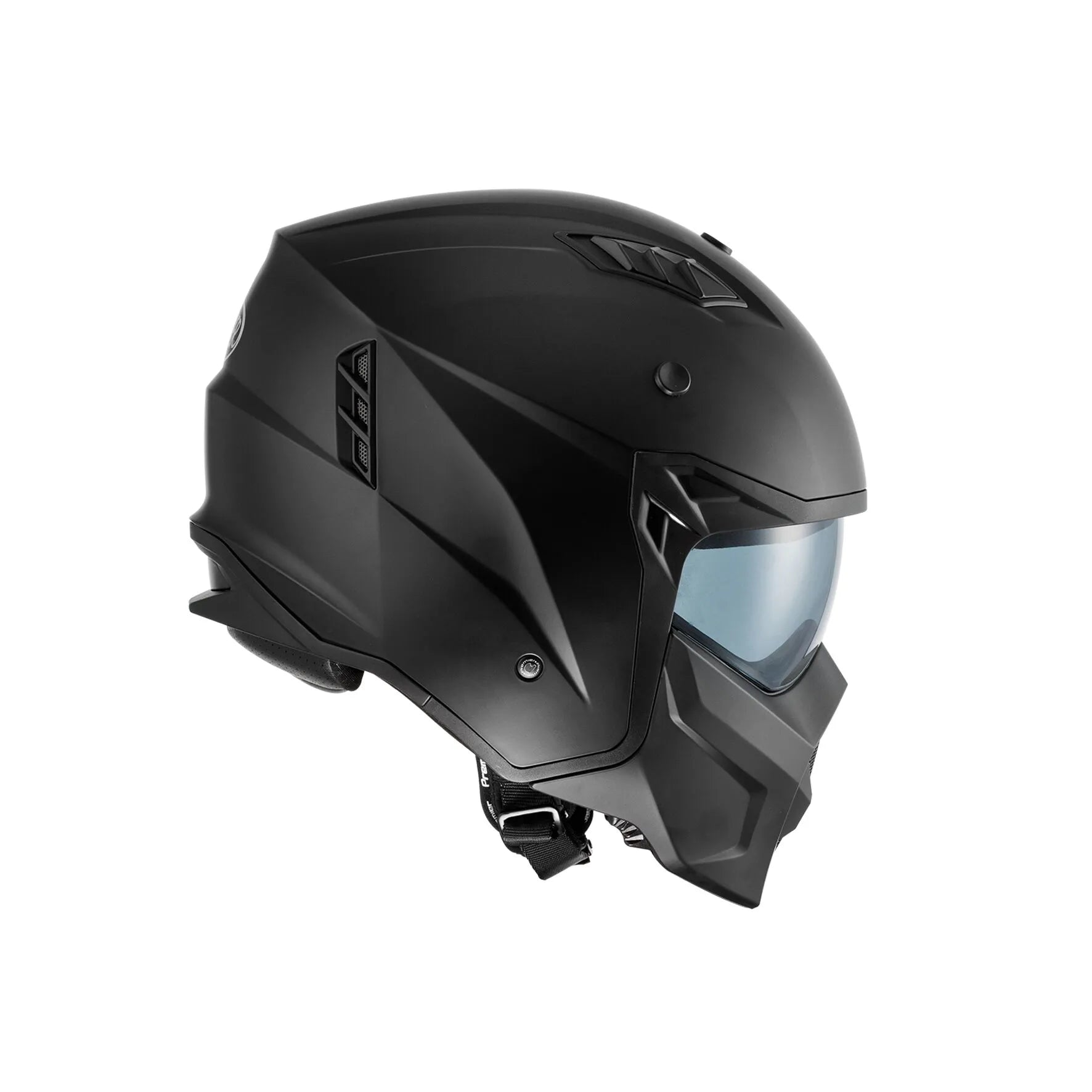 Premier Helmets Subverter Dual Sport Helm, Mattschwarz