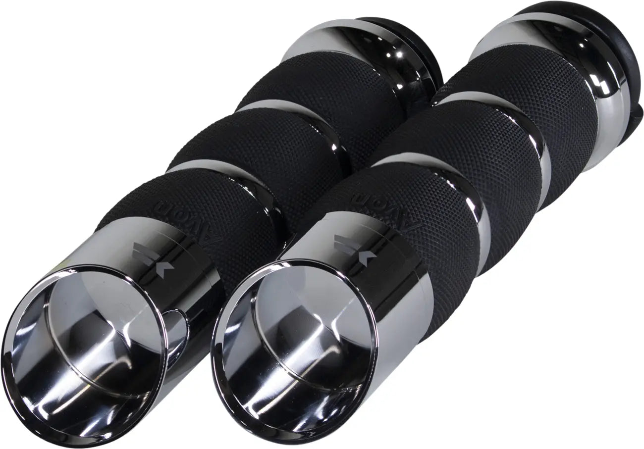 Khrome Werks Edge Grips - Chrom, 1" Lenker