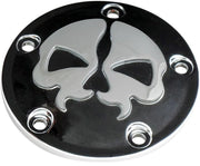 Drag Specialties Split Skull Points Cover - Schwarz