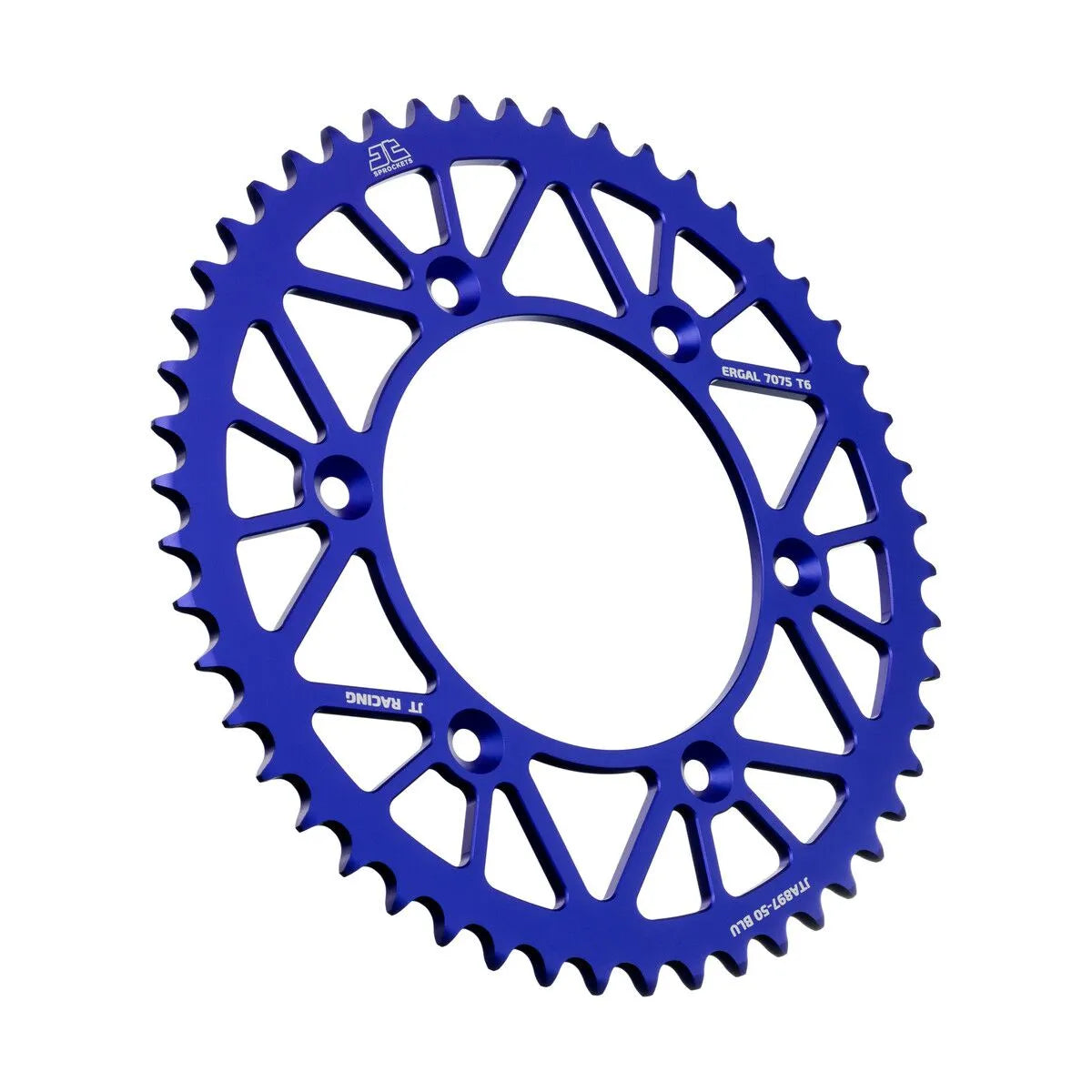 JT Sprockets Aluminium-Kettenrad hinten 520 50 Zähne Blau