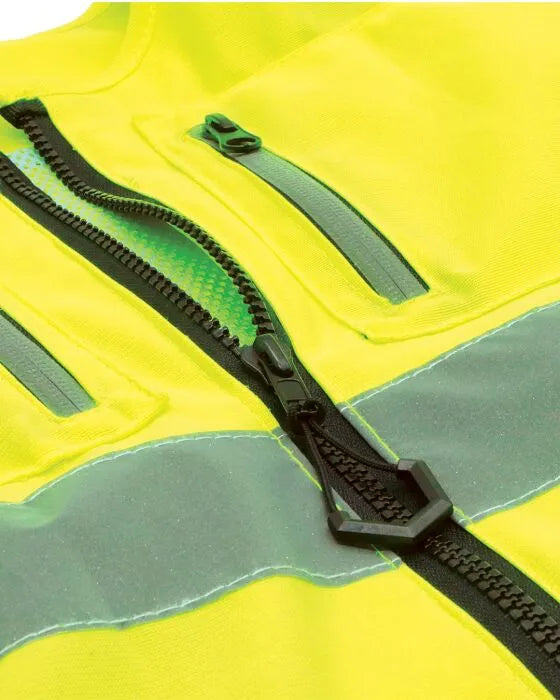 Oj Flash 2 Warnweste für Motorradfahrer – Warngelb