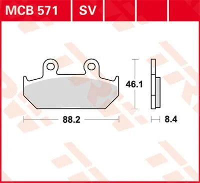 TRW Allround-Sintermetall-Bremsbeläge