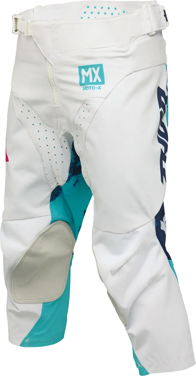 Thor Youth Launchmode Bleach Rennhose – Blau/Rosa/Weiß/Türkis