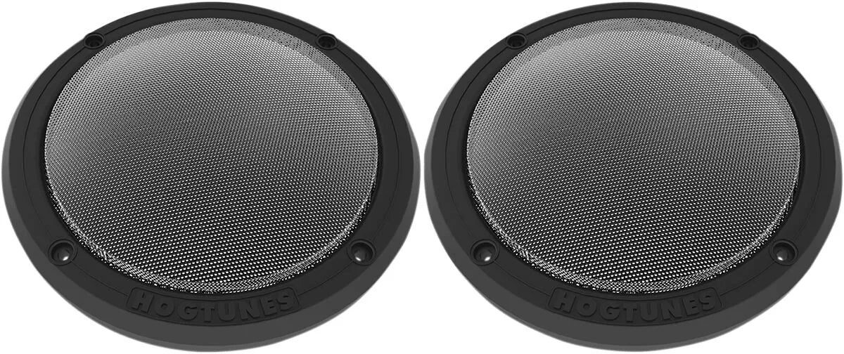 Hogtunes Lautsprechergitter für die Rückseite – Schwarzes Metallgitter