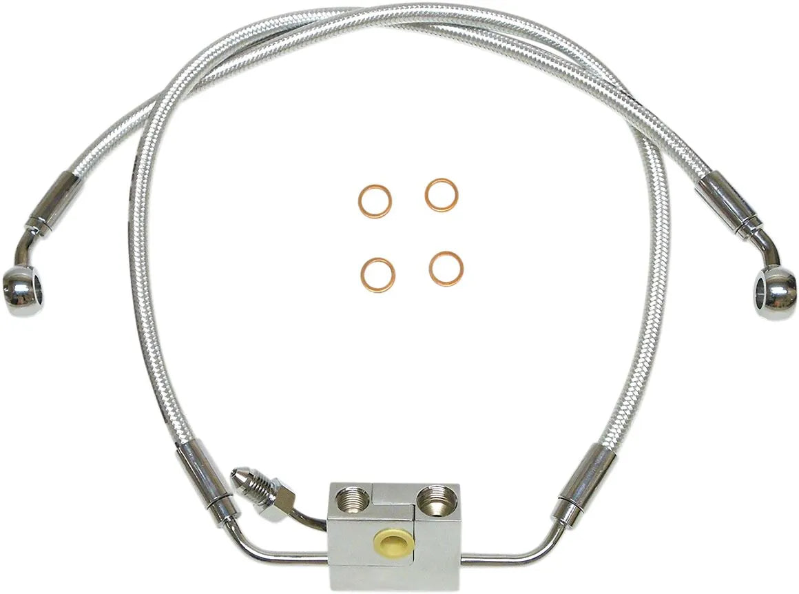 Magnum Shielding Vorderes unteres Bremsleitungskit mit ABS