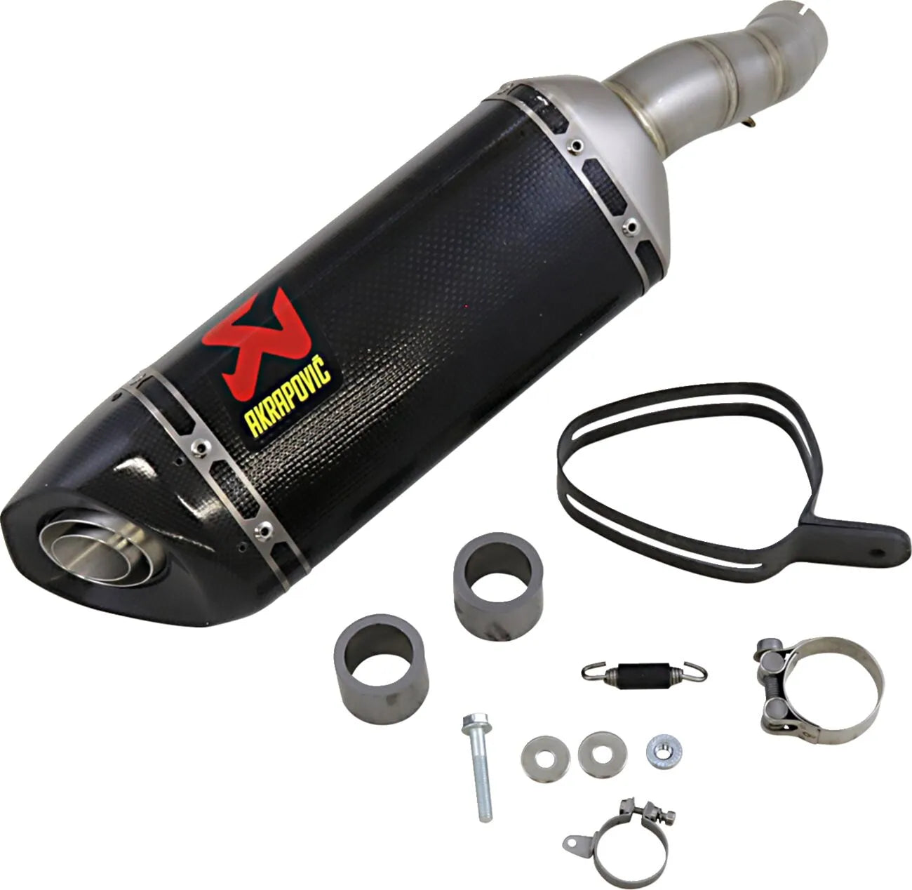 Akrapovic Carbonfaser-Slip-on-Schalldämpfer