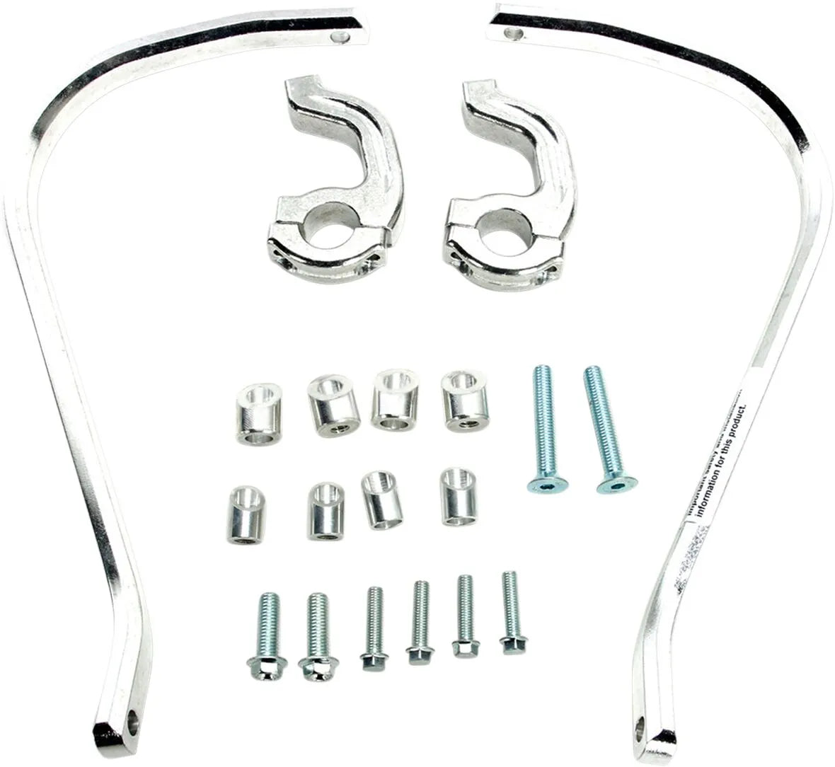 Moose Offroad Contour Handprotektoren – Aluminium, Silber