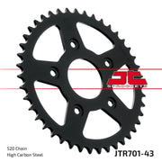 JT Sprockets Stahl-Kettenrad hinten 520-43 Zähne