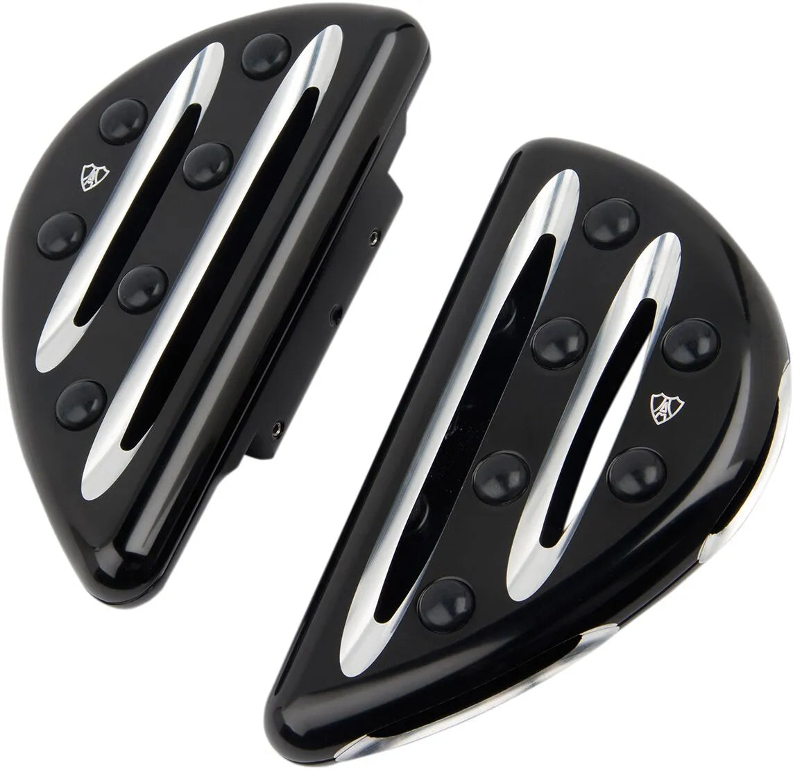 Arlen Ness Deep Cut Dielen – Schwarz eloxiert