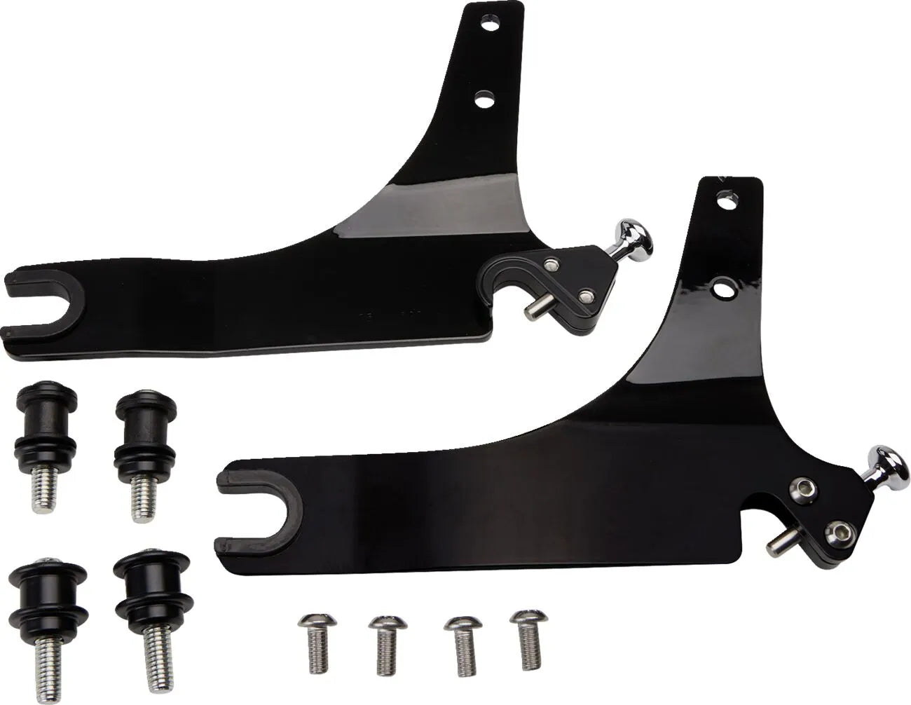 Abnehmbares Rückenlehnen-Set Cobra – Schwarzer Stahl