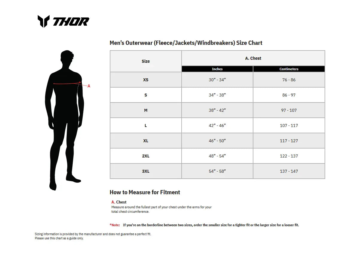 Thor Brave Tourjacke – Schwarz/Blau/Hellgrau/Gelb