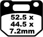 EBC FA Serie Organische Bremsbeläge