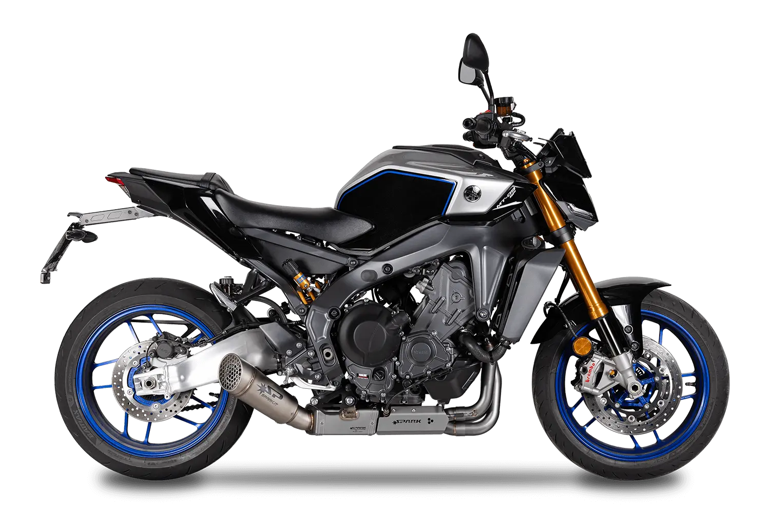 Spark Grid-o Auspuffanlage Komplettsystem Titan-Schalldämpfer