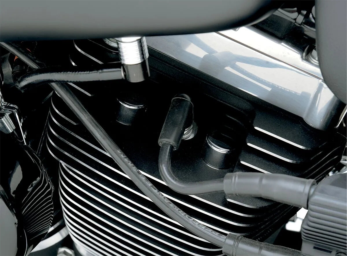 Drag Specialties Zylinderkopfschraubenabdeckungen – Chrom