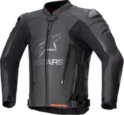 Alpinestars GP Plus V4 Lederjacke für sportliche Performance - Schwarz