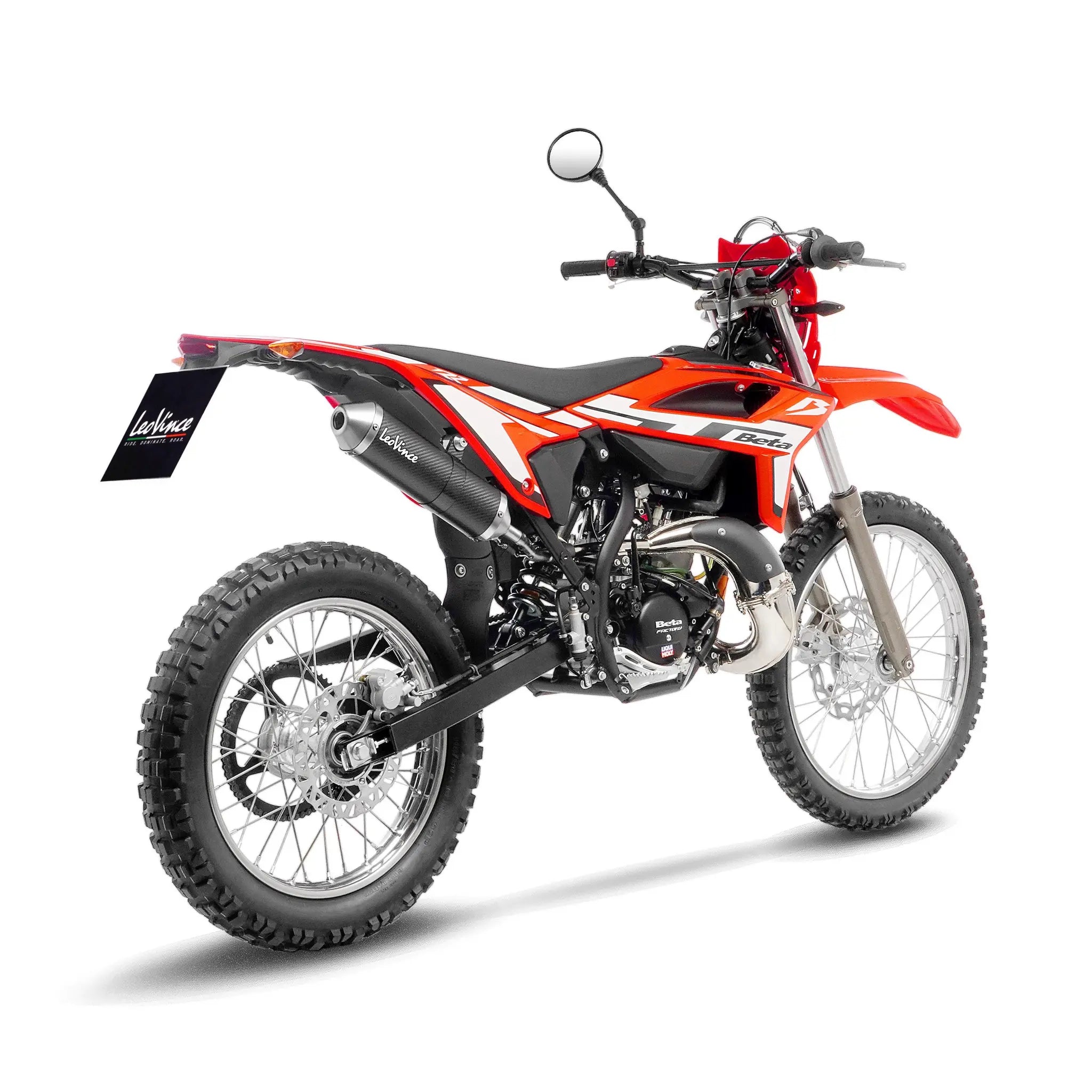 Leovince X-fight Carbonfaser-Slip-on-Schalldämpfer für 2-Takt-Motoren