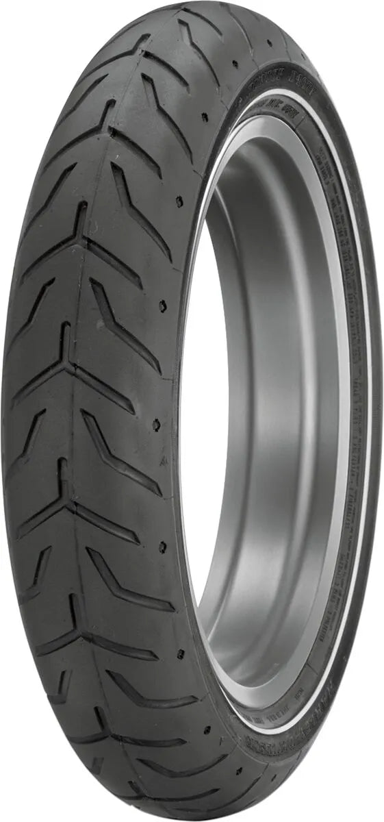 Dunlop D408 Reifen 130/80b17 Vorderreifen, schwarz