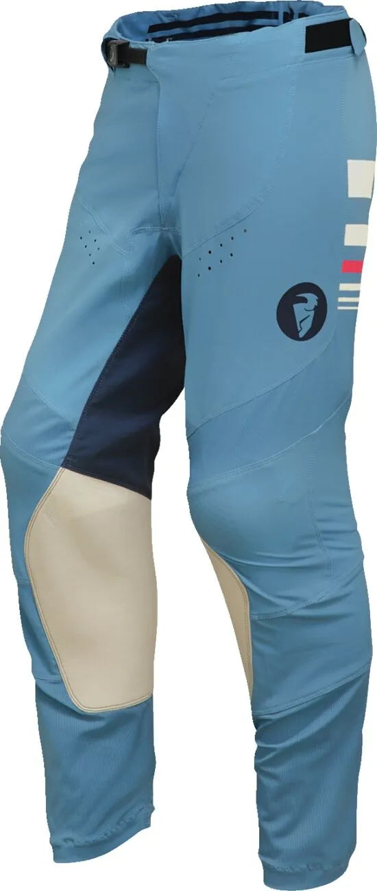 Thor Damen Prime Blaze Hose – Schwarz/Blau/Vintage Weiß