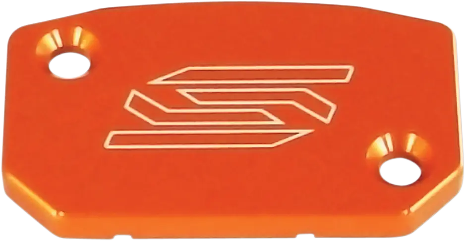 Scar Bremsflüssigkeitsbehälterdeckel, eloxiertes orangefarbenes Aluminium