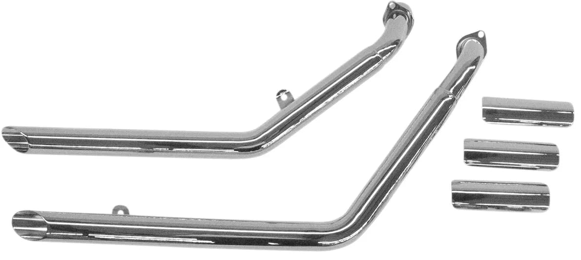 Cobra Drag Pipes Auspuffanlage, verchromt