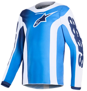 Alpinestars Fluid Portl Jersey für Kinder und Jugendliche – Schwarz/Weiß