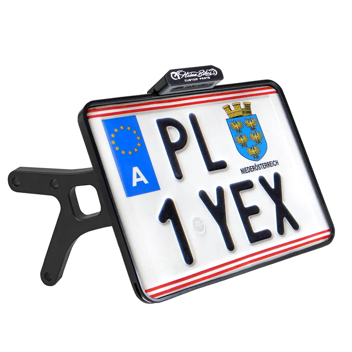 Heinz Bikes Kennzeichenhalterung für 3/4"-Achsen