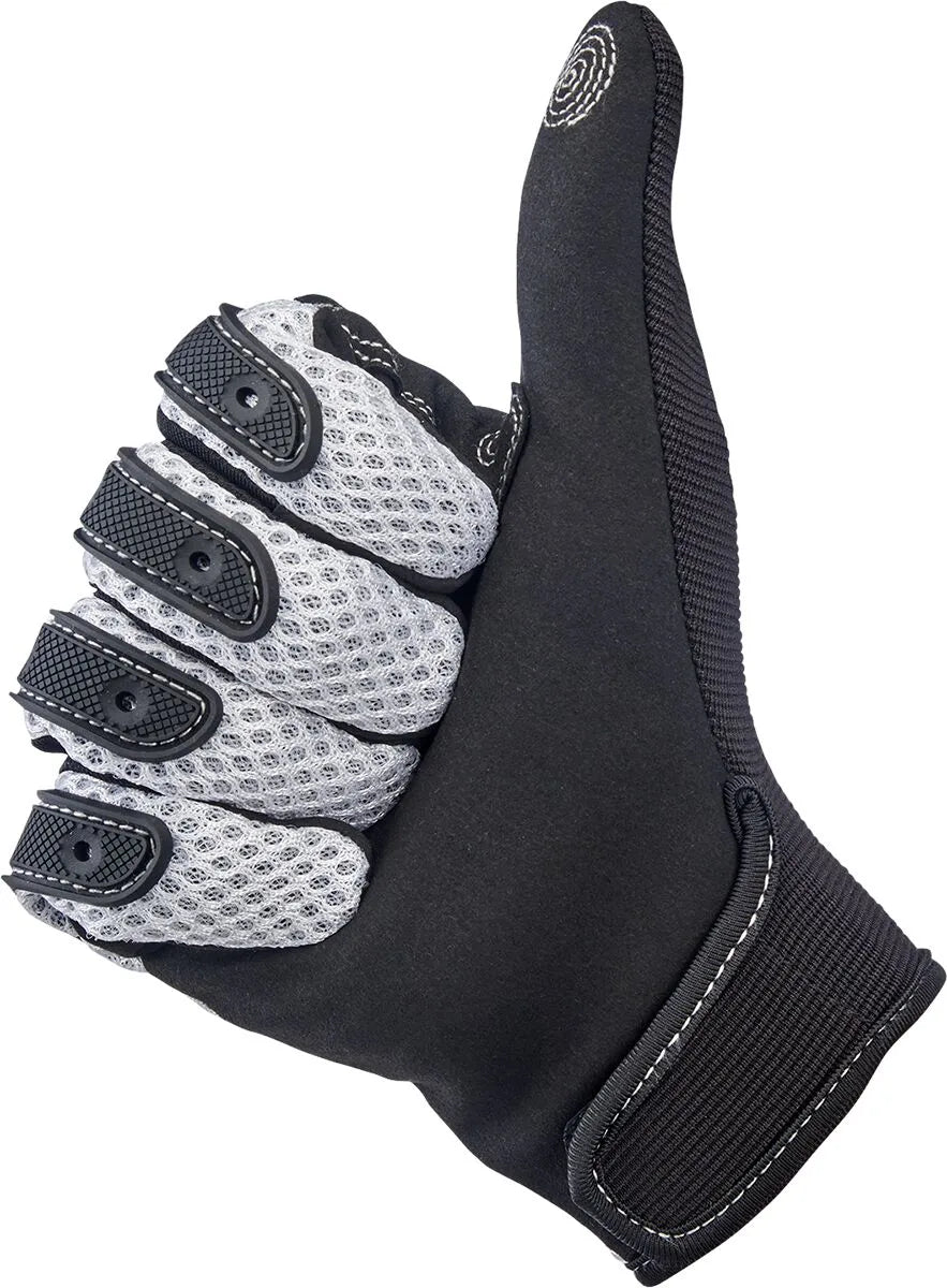 Biltwell Anza Handschuhe - Schwarz/Weiß
