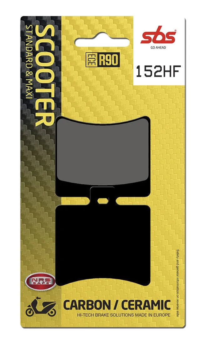 SBS HF Street Keramik-Organische Bremsbeläge