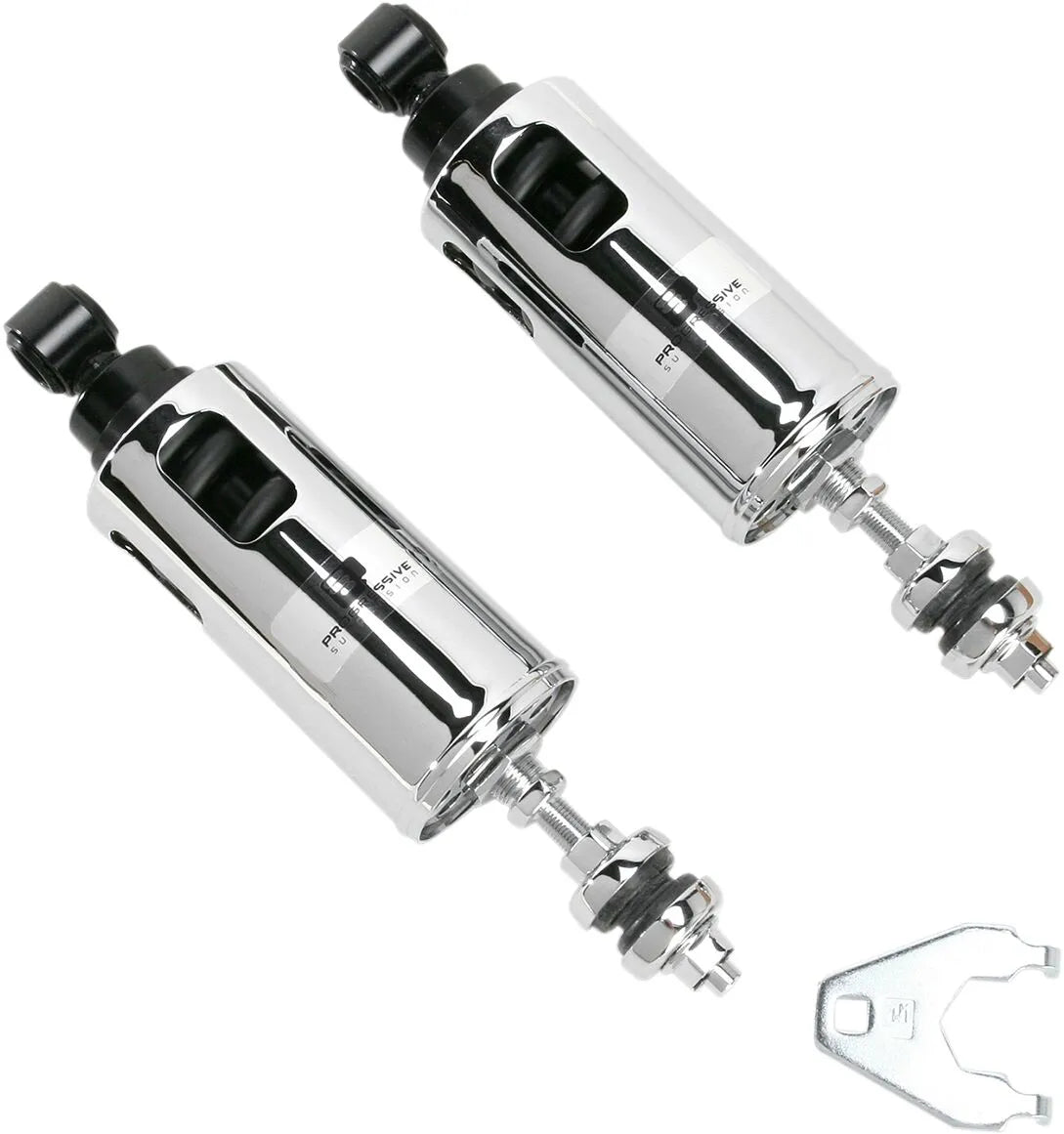 Progressive Suspension Stoßdämpfer der Serie 422 – Chrom
