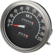 Drag Specialties 5" Fl-Style 2:1 Tachometer