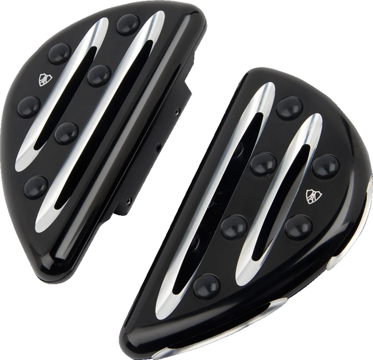 Arlen Ness Deep Cut Dielen – Schwarz eloxiert