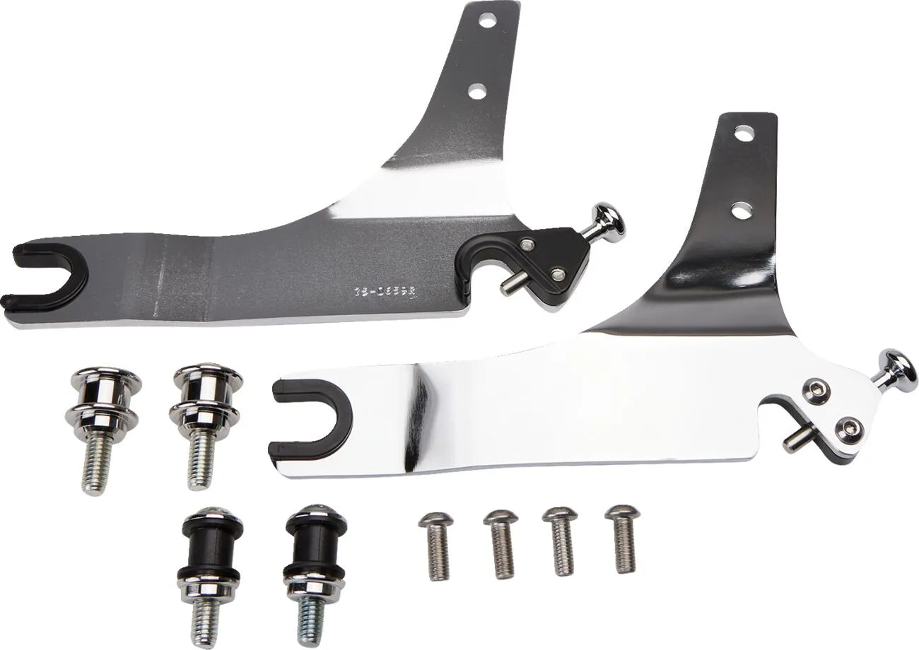 Abnehmbares Rückenlehnen-Set Cobra – Chromstahl