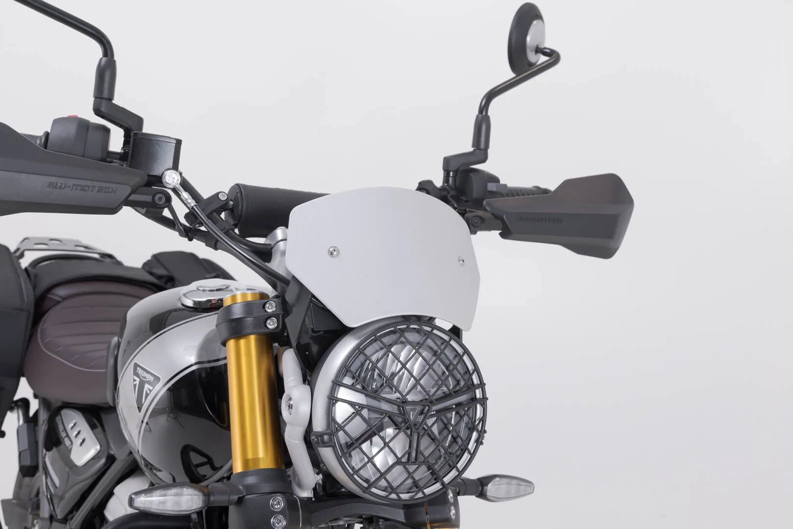 Sw-motech Windschutzscheibe - Silberne Aluminium-Windschutzscheibe