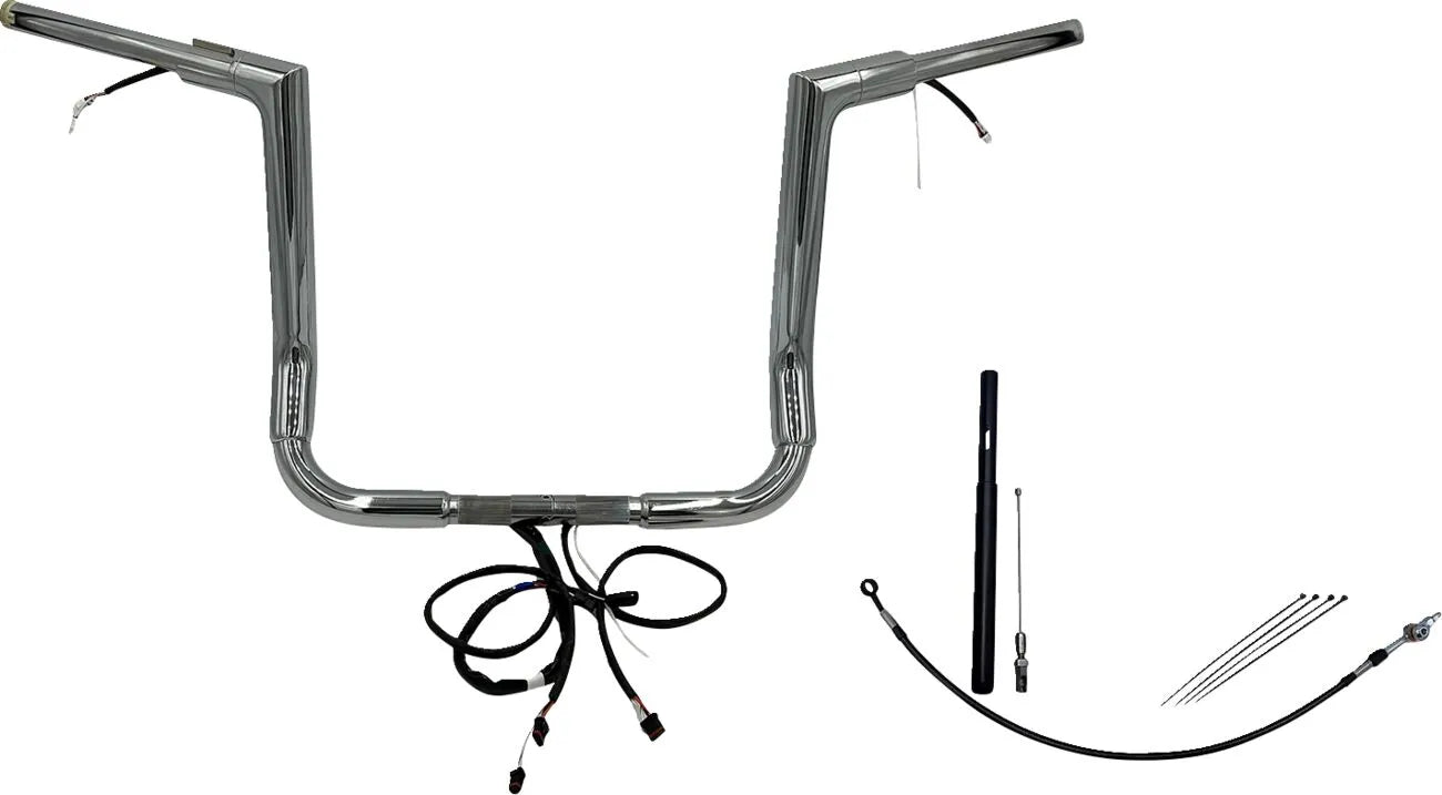 Fat Baggers 1-1/2" Draht-Flat-Top-Lenker-Kit