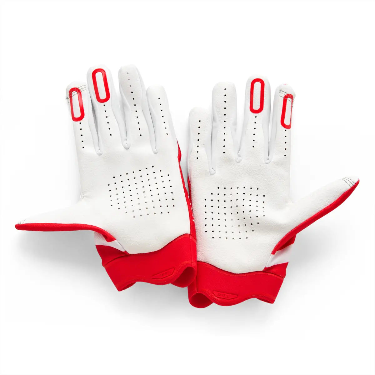 100% iTrack Handschuhe – Rot/Weiß