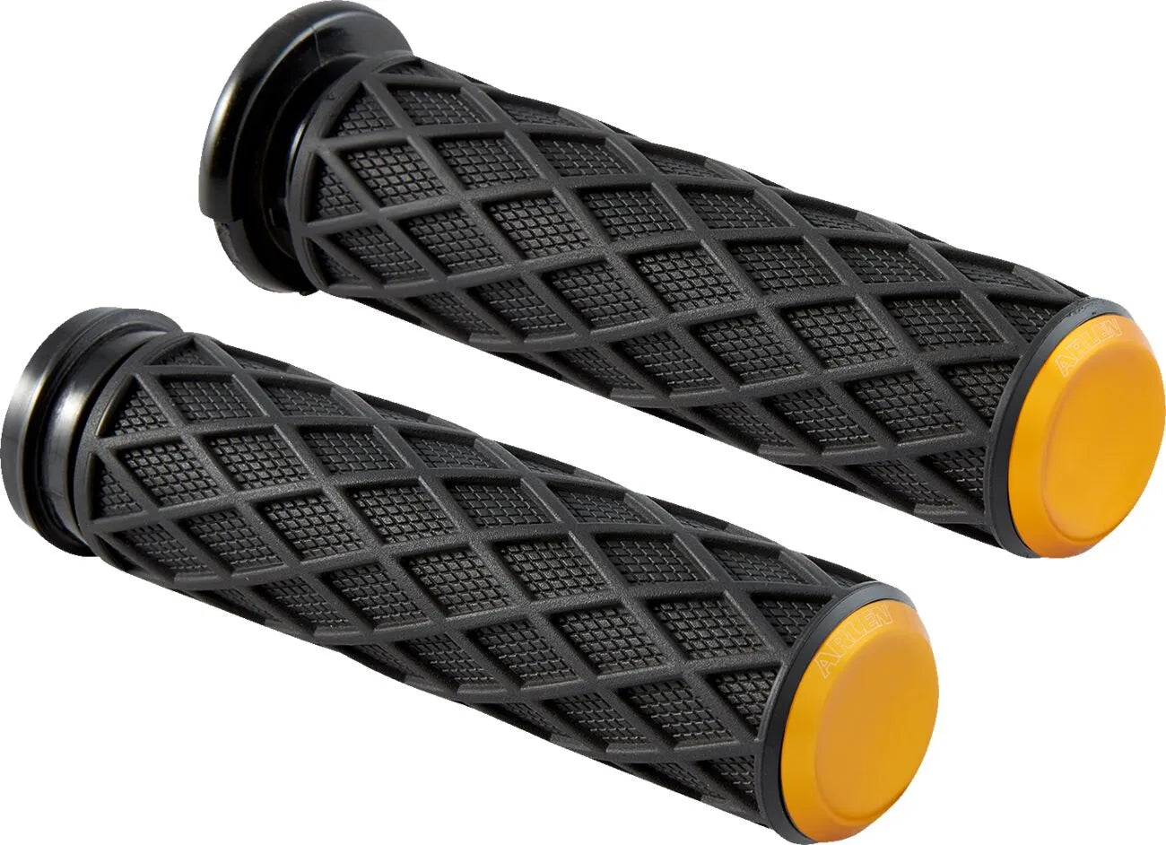 Arlen Ness Diamond Grips – Schwarz/Gold