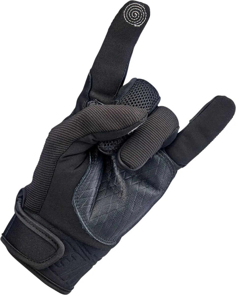Biltwell Baja Handschuhe, Motocross-inspiriert - Schwarz