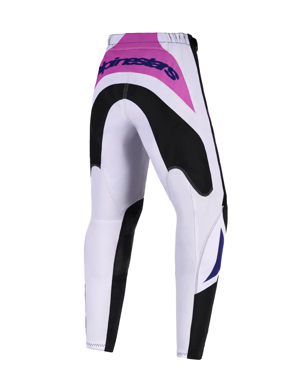 Alpinestars Fluid Grid Offroad-Hose für Jugendliche – Schwarz/Grau/Lila