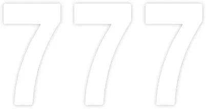 Factory Effex Pro Nummernschildgrafik 7 Weiß