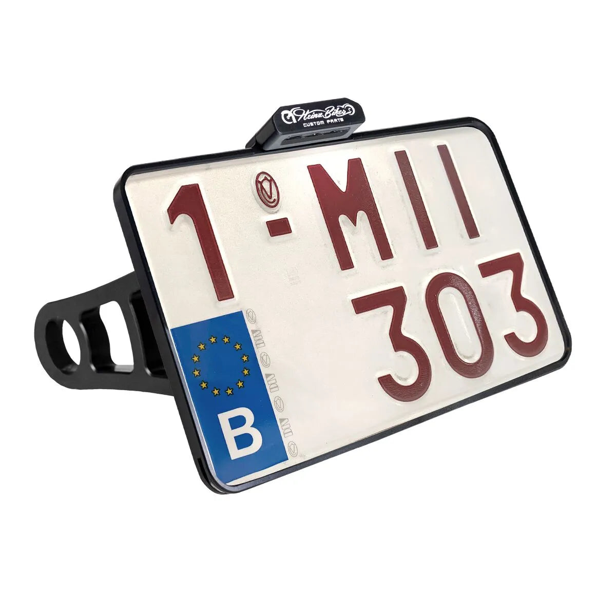 Heinz Bikes seitlicher Kennzeichenhalter für Harley Davidson