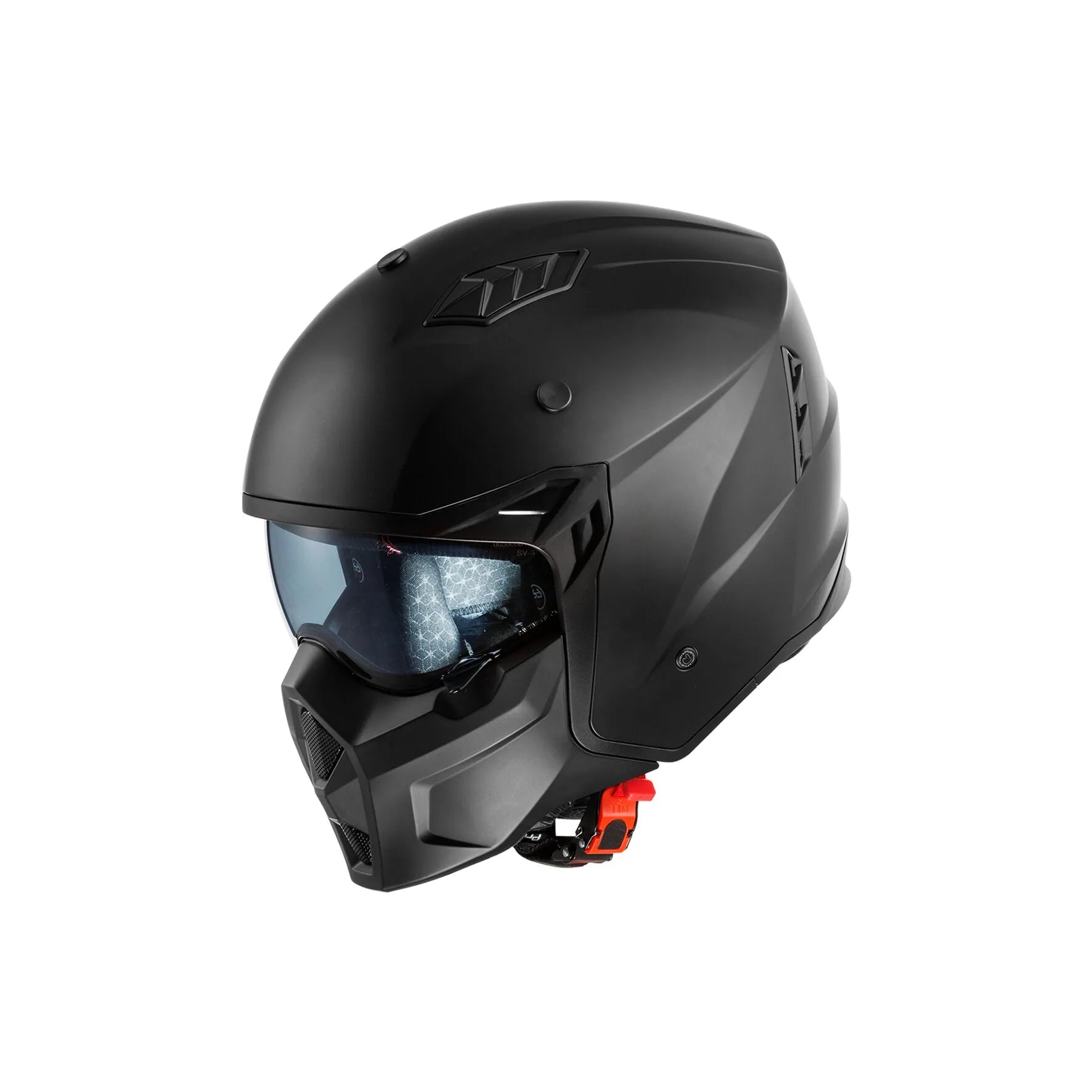 Premier Helmets Subverter Dual Sport Helm, Mattschwarz
