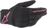 Alpinestars Stella Copper Damen-Motorradhandschuhe – Schwarz/Fuchsia