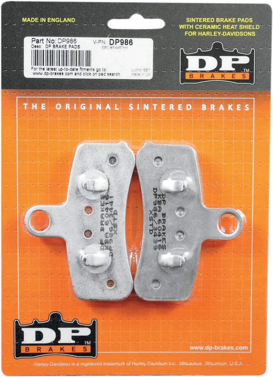 DP Brakes Sintermetall-Bremsbeläge für Harley-Davidson/Buell