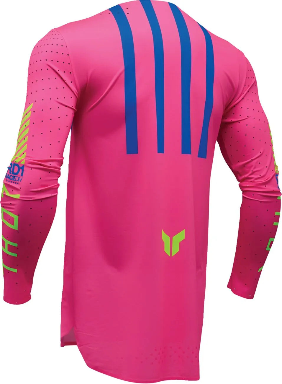Thor Sportmode Flite Jersey – Blau/Fluoreszierendes Gelb/Fluoreszierendes Pink