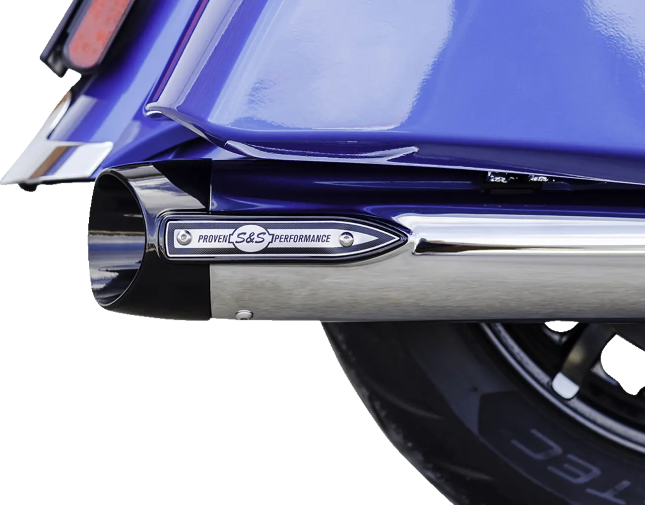 S&amp;S Cycle 4" Broadhead Slip-on Schalldämpfer - Chrom