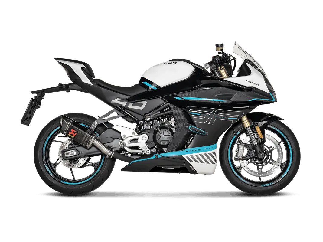 Akrapovic Slip-on-Schalldämpfer, Straßen-Carbonfaser